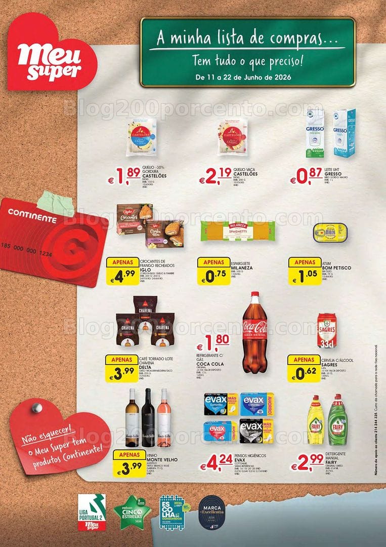 Antevisão Folheto MEU SUPER Promoções até 22 junho
