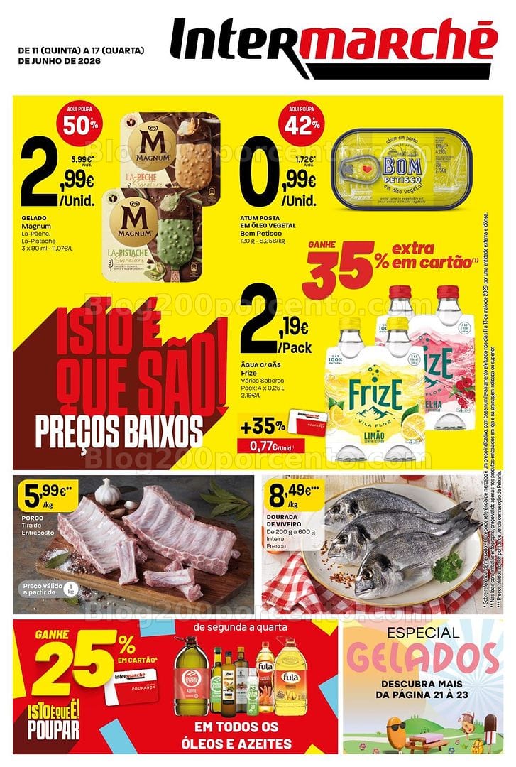 Antevisão Folheto INTERMARCHÉ Contact Promoções de 11 a 17 junho