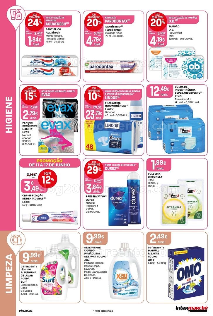 Antevisão Folheto INTERMARCHÉ Contact Promoções de 11 a 17 junho