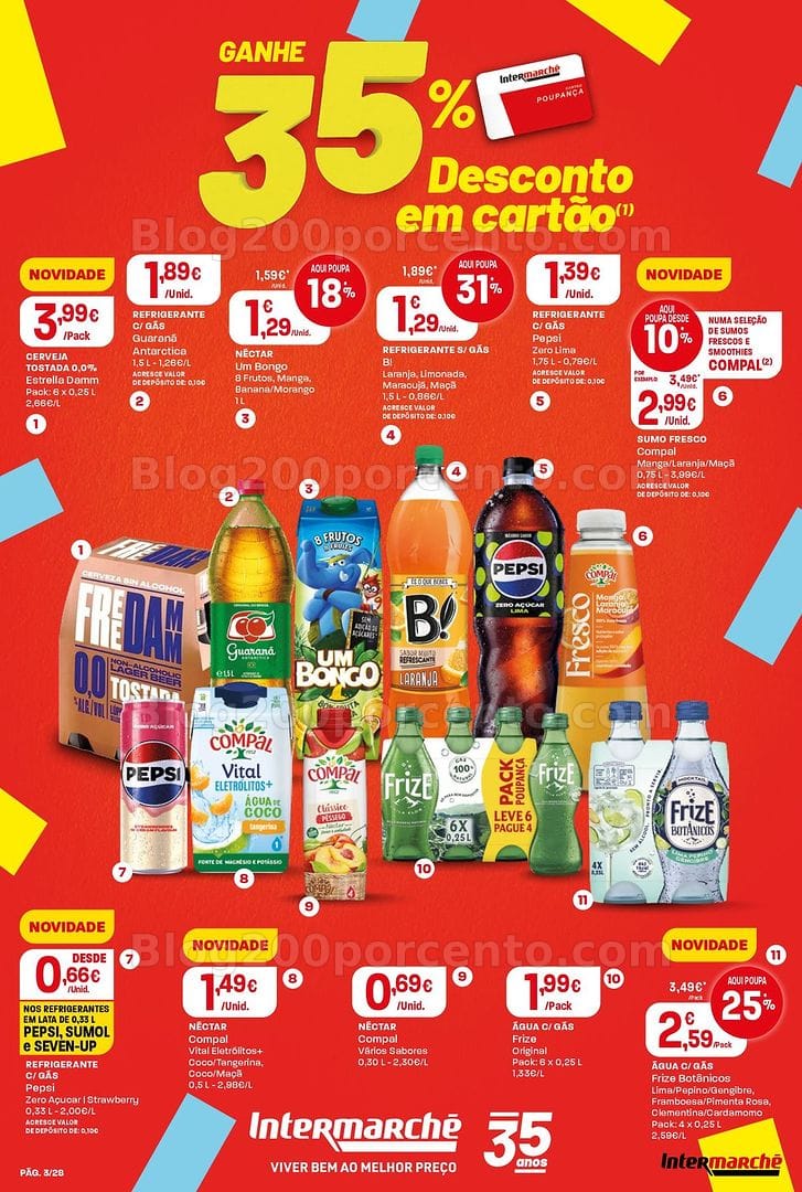 Antevisão Folheto INTERMARCHÉ Contact Promoções de 11 a 17 junho
