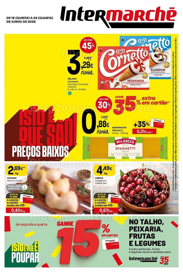 Antevisão Folheto INTERMARCHÉ Contact Promoções de 18 a 24 junho