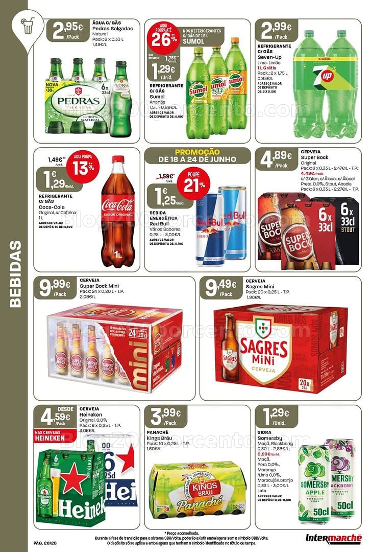 Antevisão Folheto INTERMARCHÉ Contact Promoções de 18 a 24 junho