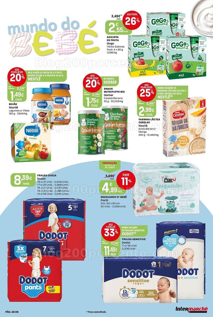 Antevisão Folheto INTERMARCHÉ Contact Promoções de 18 a 24 junho