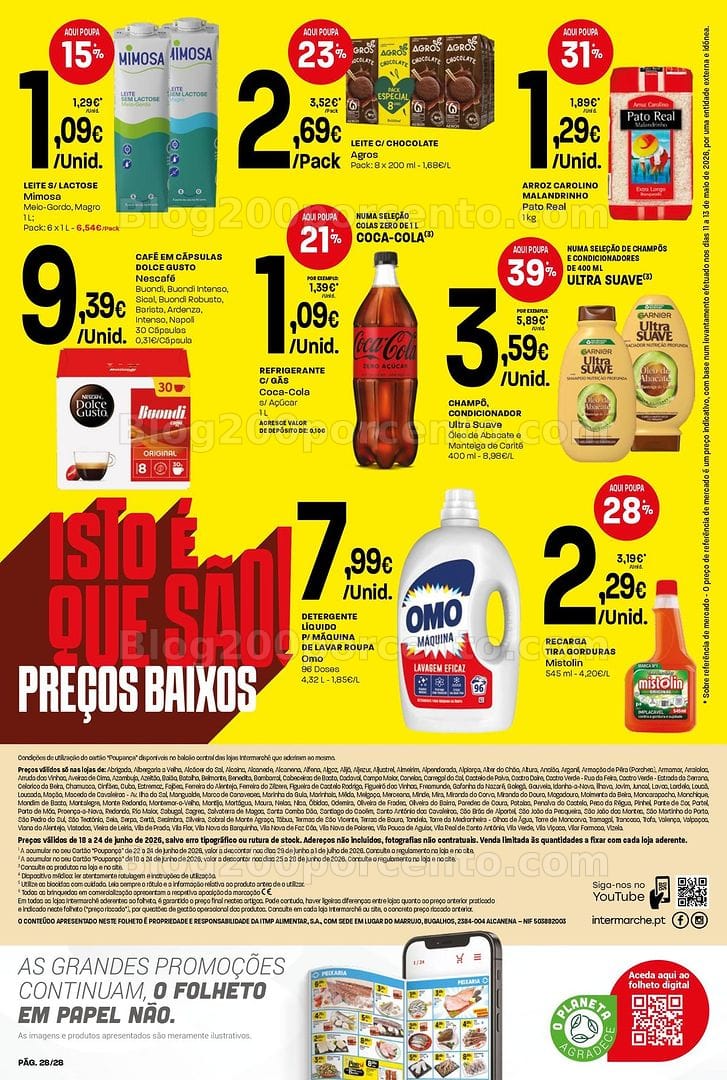 Antevisão Folheto INTERMARCHÉ Contact Promoções de 18 a 24 junho