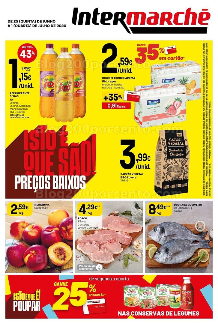 Antevisão Folheto INTERMARCHÉ Contact Promoções de 25 junho a 1 julho