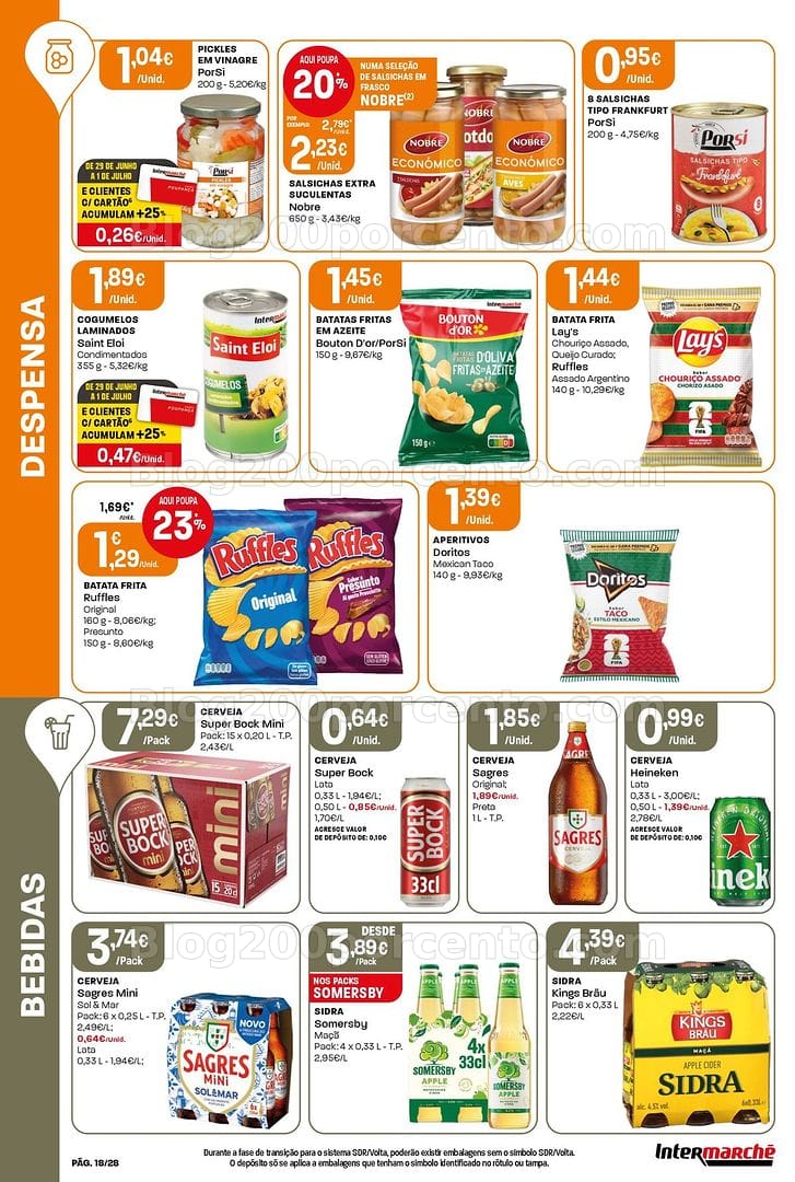 Antevisão Folheto INTERMARCHÉ Contact Promoções de 25 junho a 1 julho