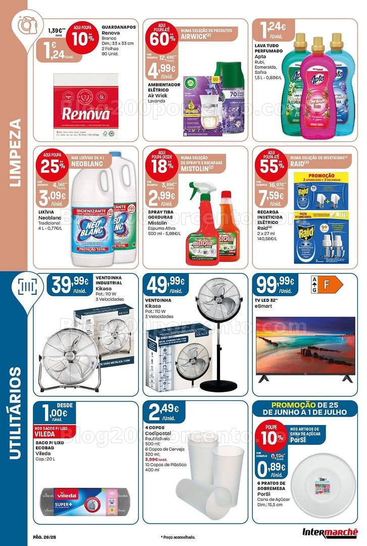 Antevisão Folheto INTERMARCHÉ Contact Promoções de 25 junho a 1 julho