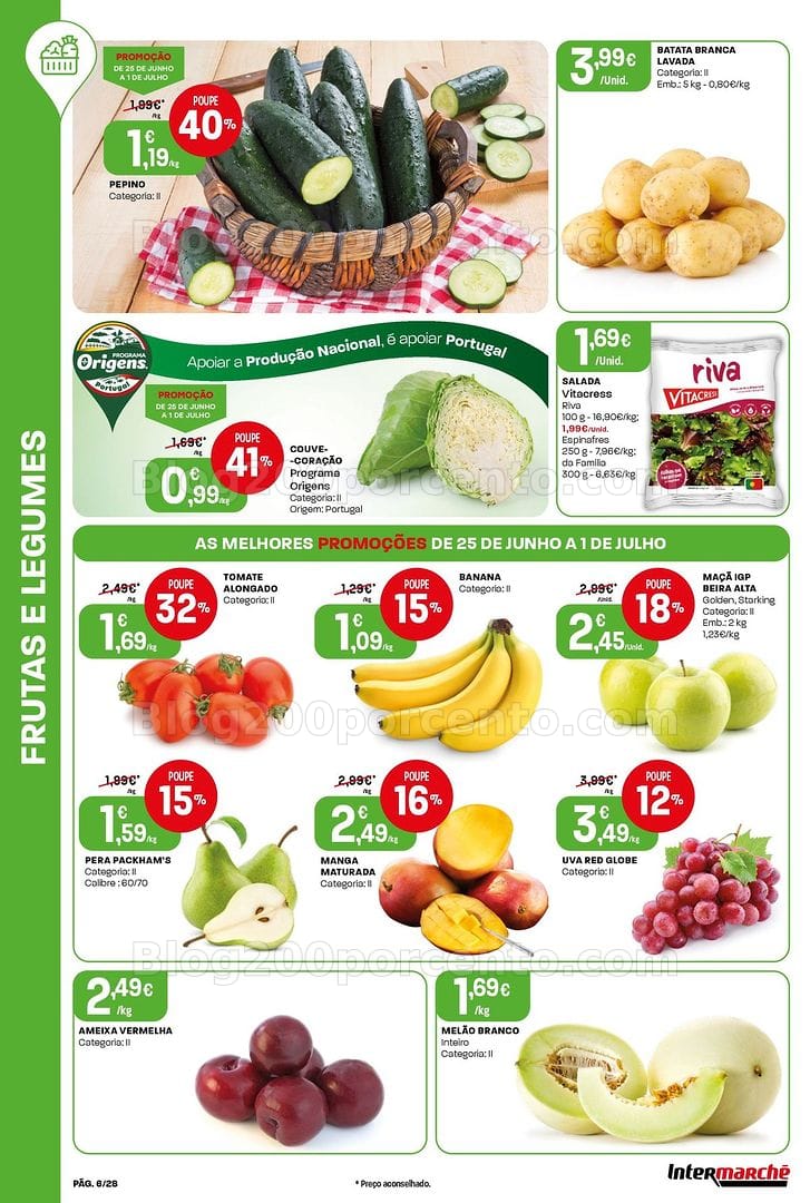 Antevisão Folheto INTERMARCHÉ Contact Promoções de 25 junho a 1 julho