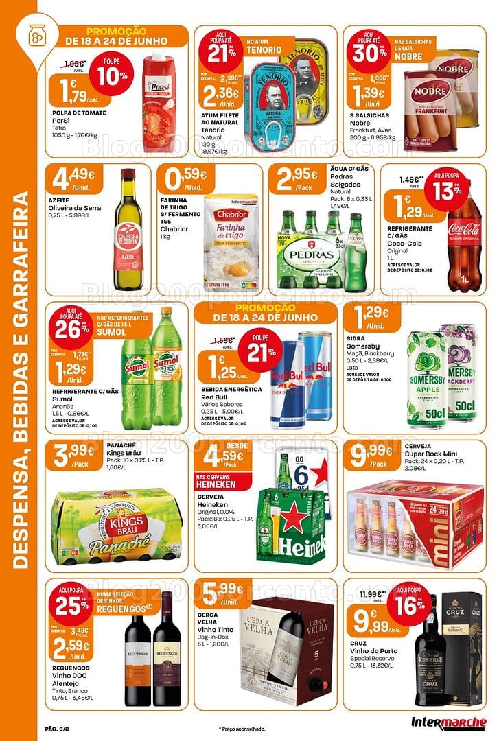 Antevisão Folheto INTERMARCHÉ Mini Promoções de 18 a 24 junho