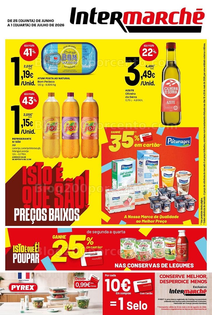 Antevisão Folheto INTERMARCHÉ Mini Promoções de 25 junho a 1 julho
