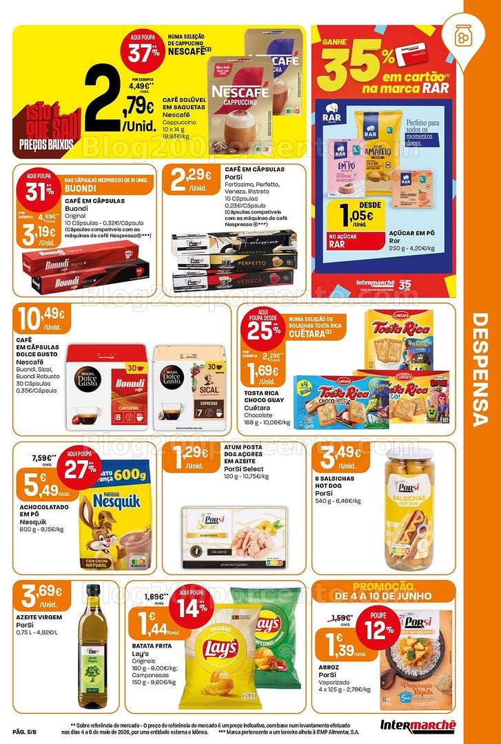 Antevisão Folheto INTERMARCHÉ Mini Promoções de 4 a 10 junho