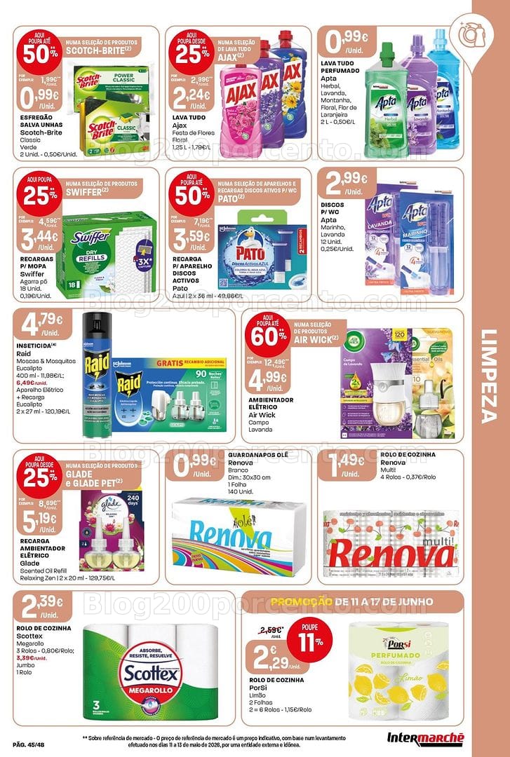 Antevisão Folheto INTERMARCHÉ Super Promoções de 11 a 17 junho