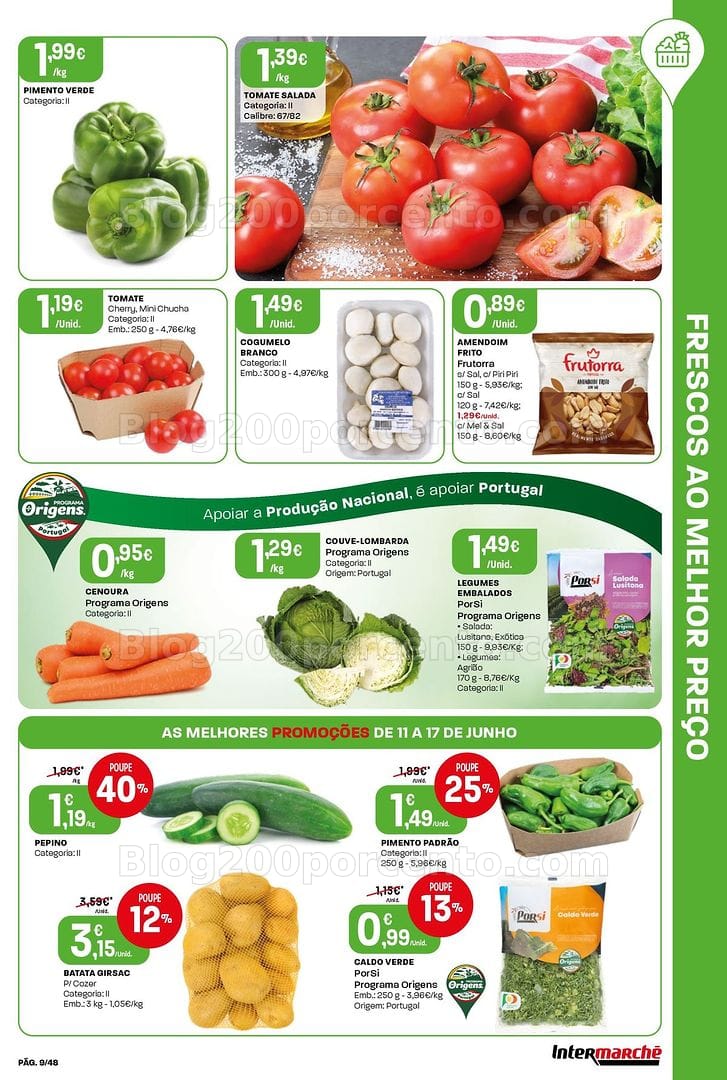 Antevisão Folheto INTERMARCHÉ Super Promoções de 11 a 17 junho