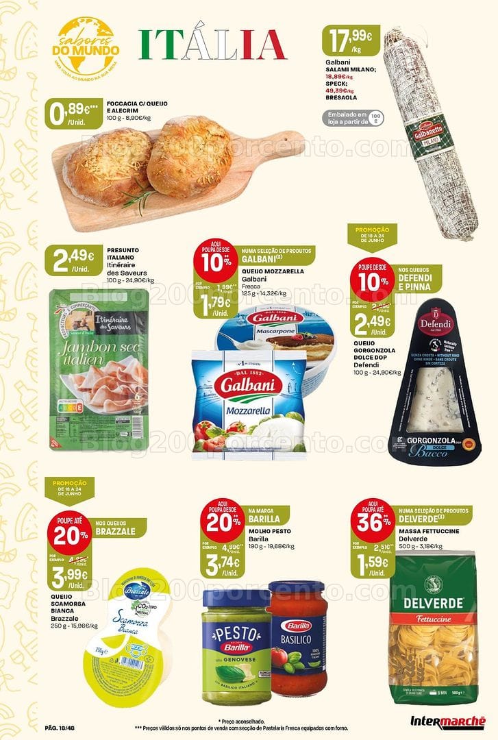 Antevisão Folheto INTERMARCHÉ Super Promoções de 18 a 24 junho