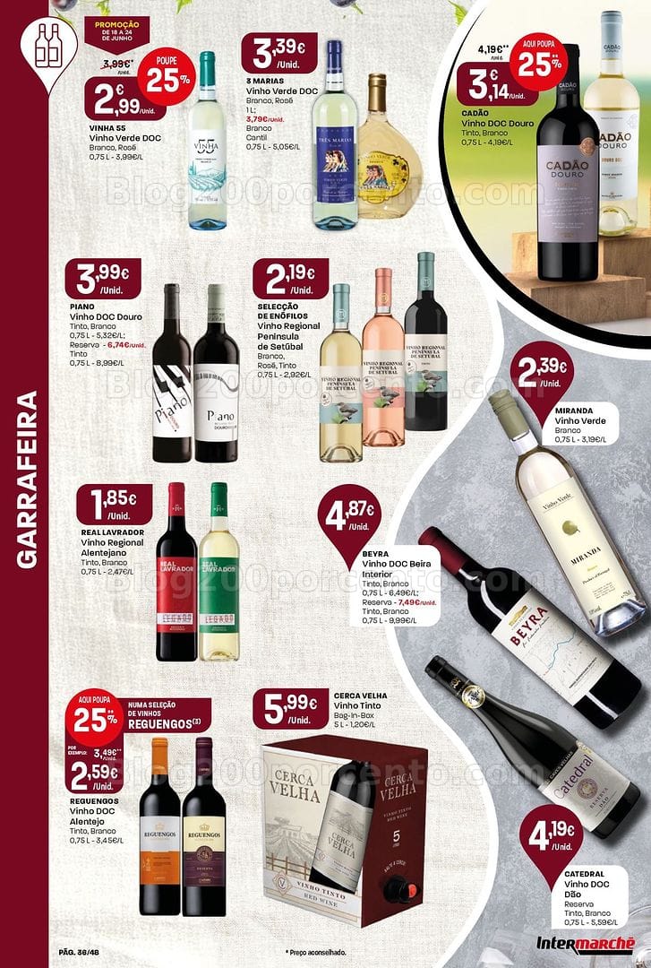 Antevisão Folheto INTERMARCHÉ Super Promoções de 18 a 24 junho