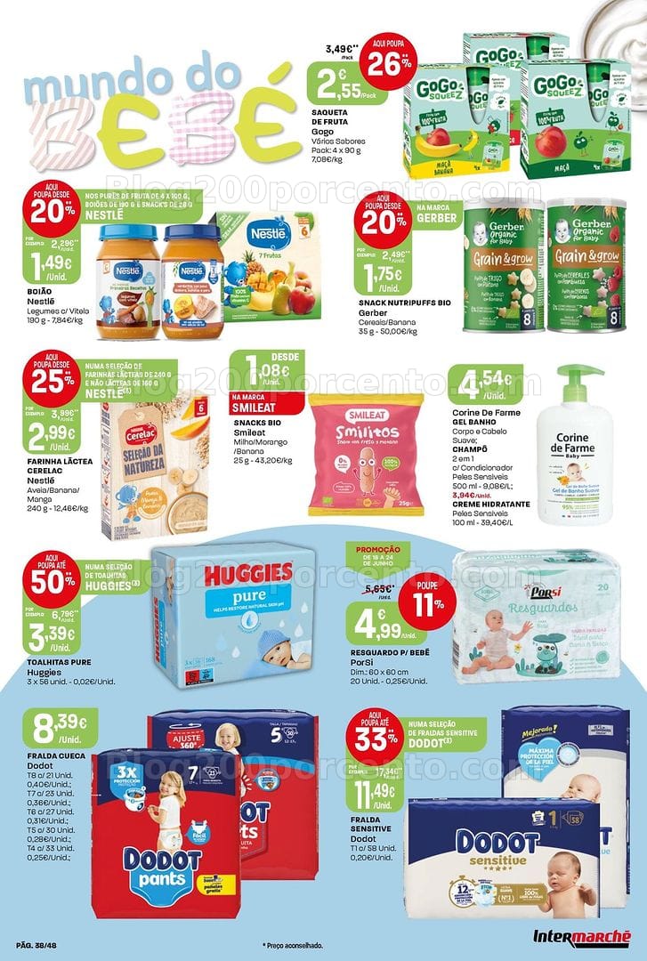 Antevisão Folheto INTERMARCHÉ Super Promoções de 18 a 24 junho