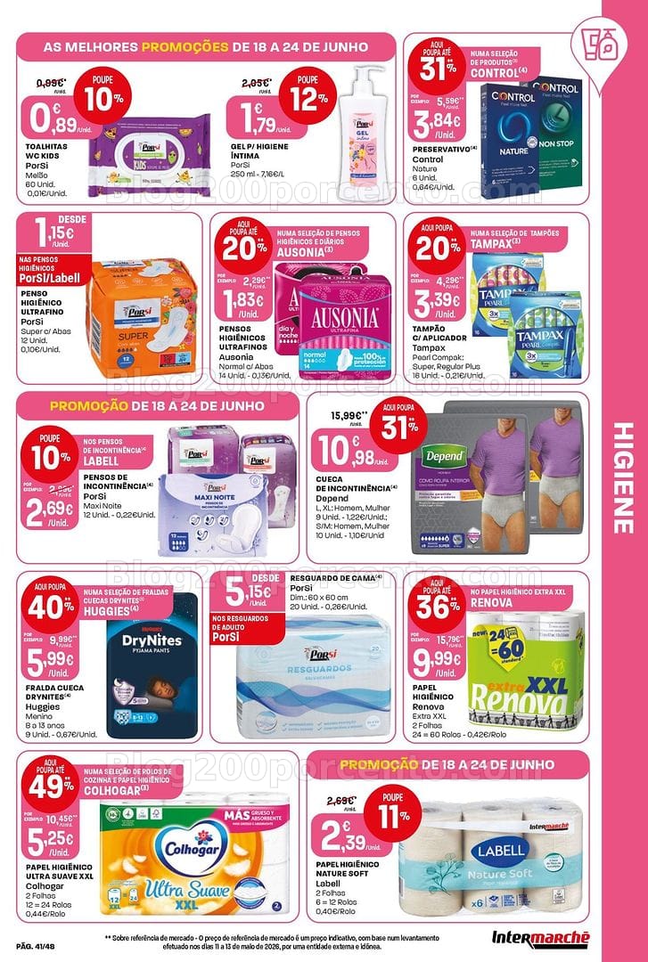 Antevisão Folheto INTERMARCHÉ Super Promoções de 18 a 24 junho