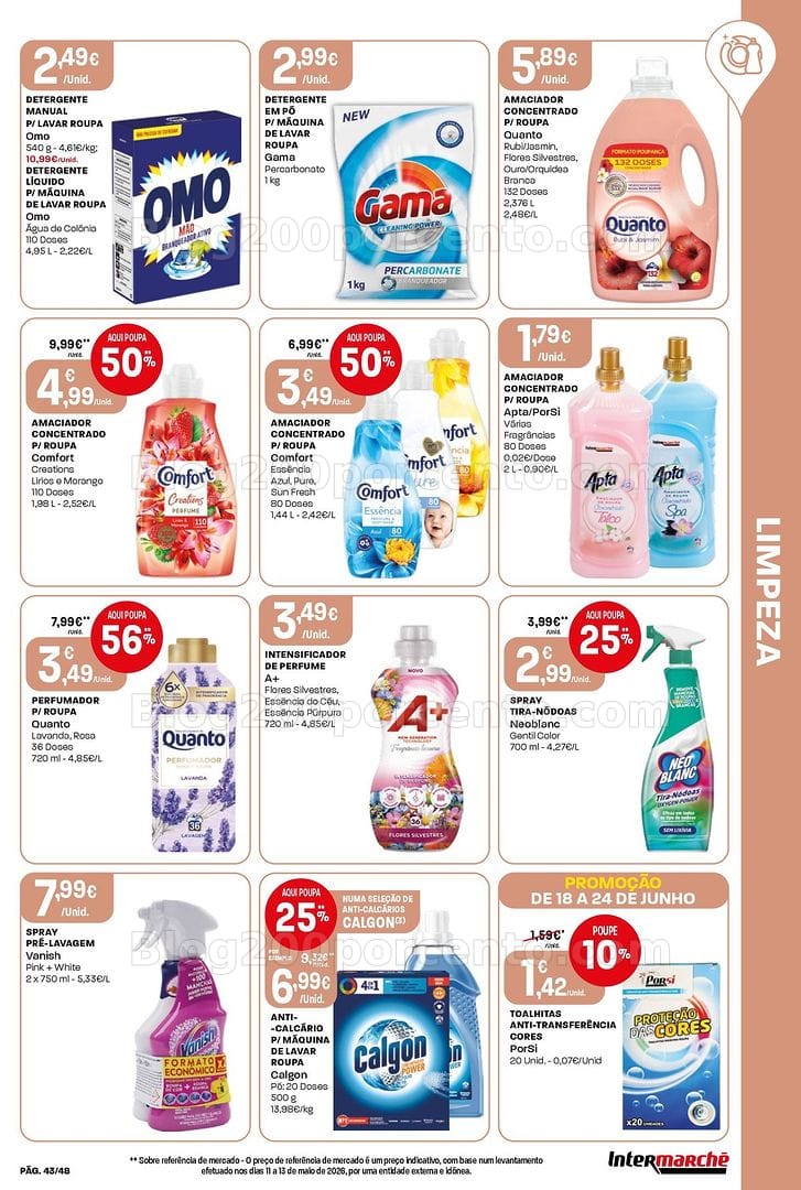 Antevisão Folheto INTERMARCHÉ Super Promoções de 18 a 24 junho