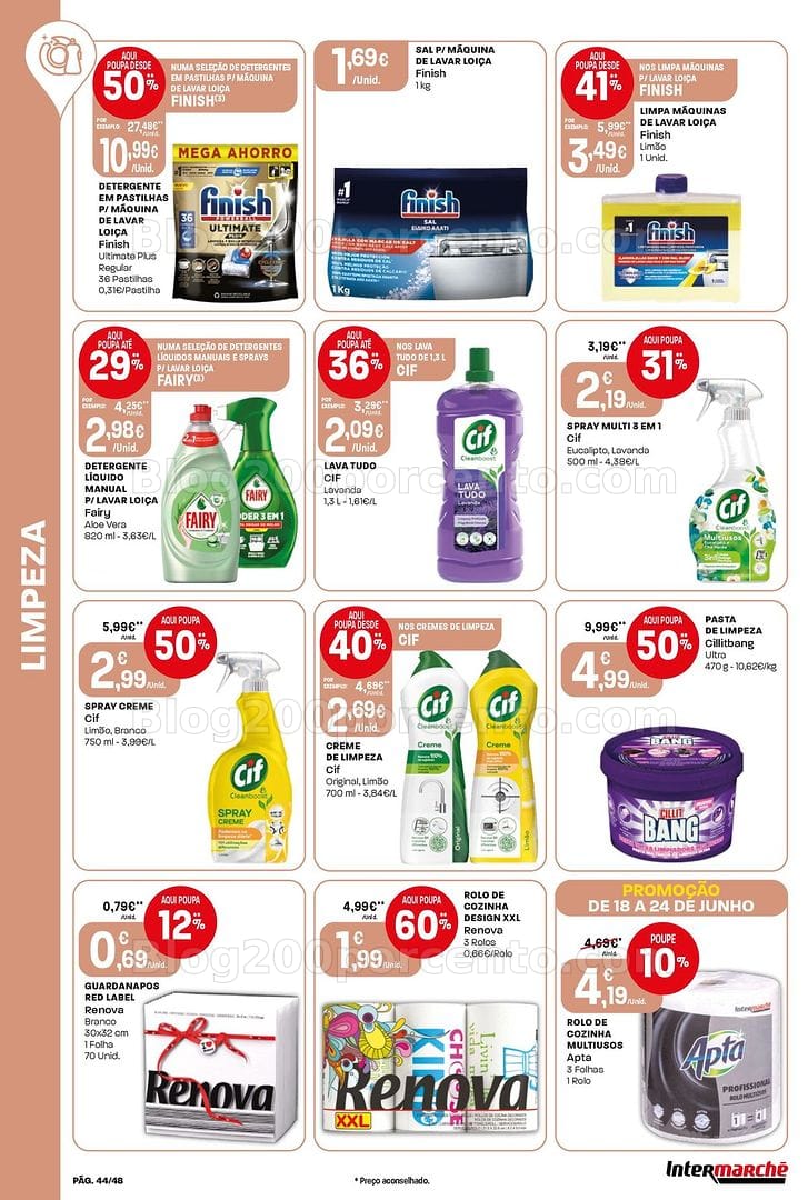 Antevisão Folheto INTERMARCHÉ Super Promoções de 18 a 24 junho