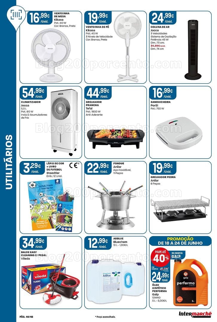 Antevisão Folheto INTERMARCHÉ Super Promoções de 18 a 24 junho