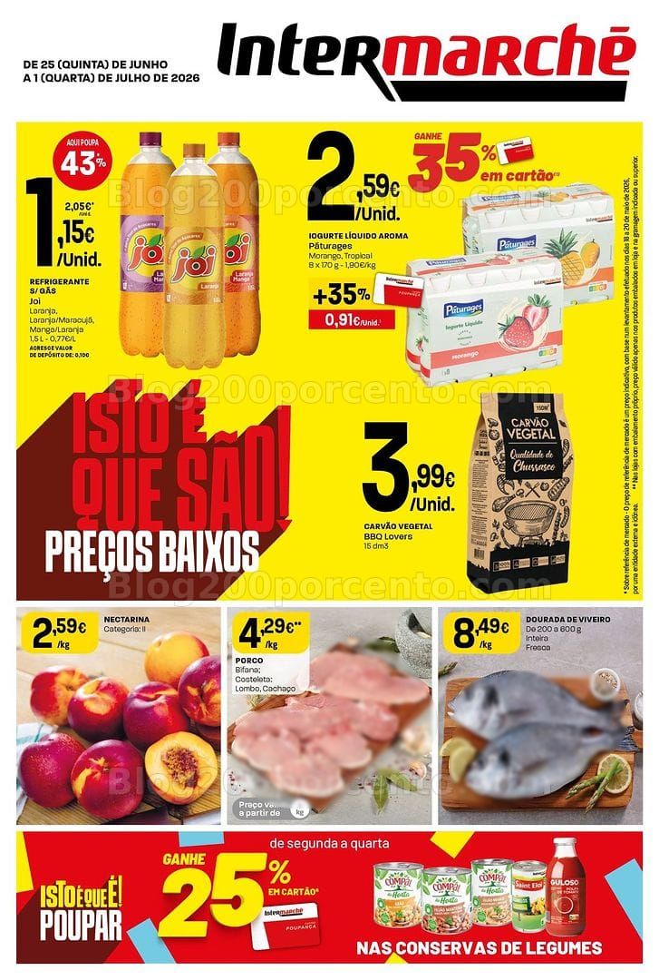 Antevisão Folheto INTERMARCHÉ Super Promoções de 25 junho a 1 julho