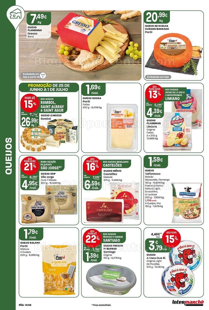 Antevisão Folheto INTERMARCHÉ Super Promoções de 25 junho a 1 julho