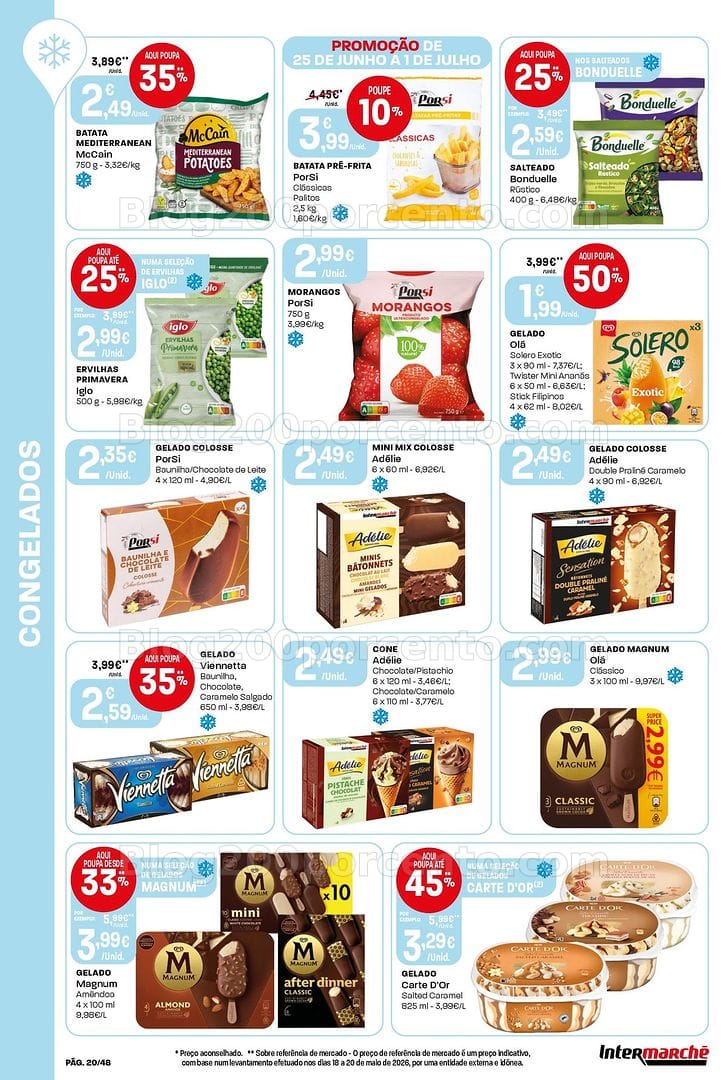 Antevisão Folheto INTERMARCHÉ Super Promoções de 25 junho a 1 julho
