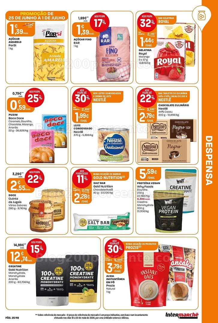 Antevisão Folheto INTERMARCHÉ Super Promoções de 25 junho a 1 julho