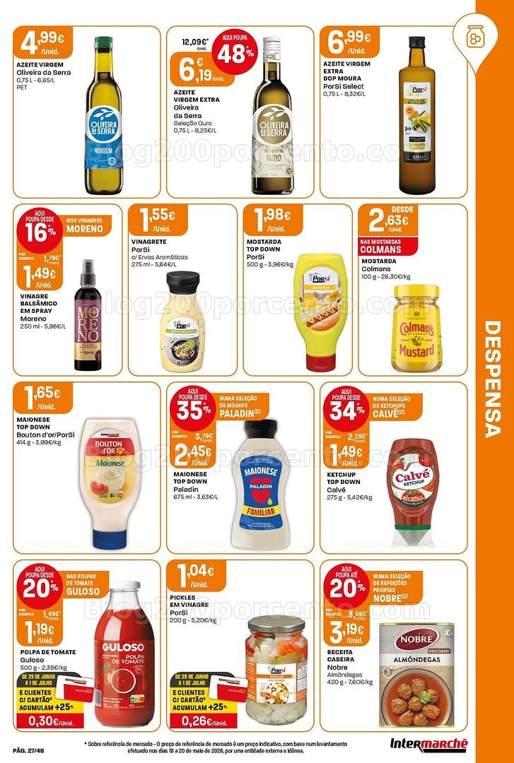 Antevisão Folheto INTERMARCHÉ Super Promoções de 25 junho a 1 julho