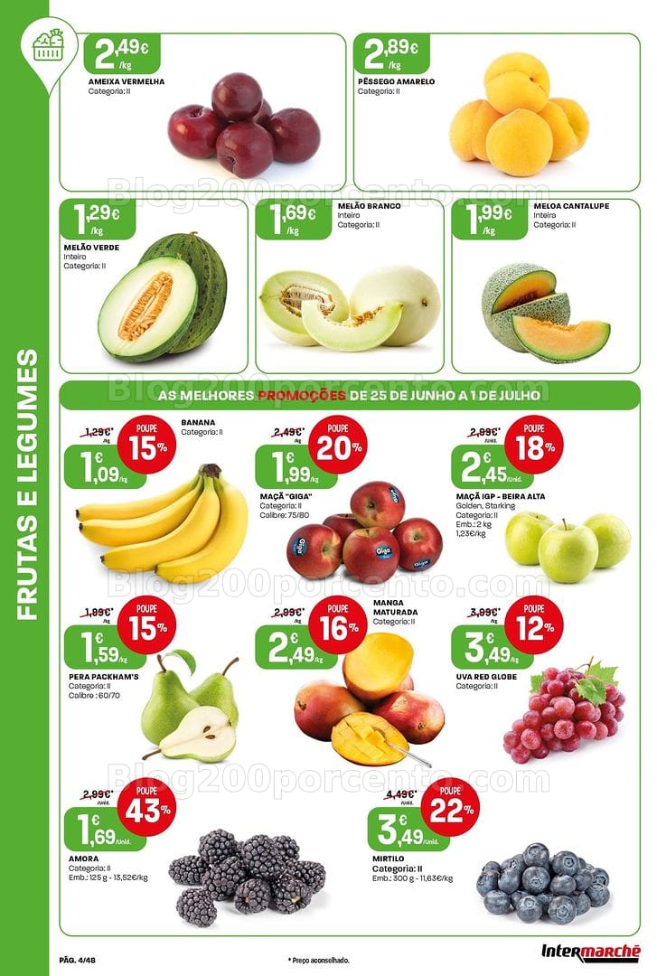Antevisão Folheto INTERMARCHÉ Super Promoções de 25 junho a 1 julho