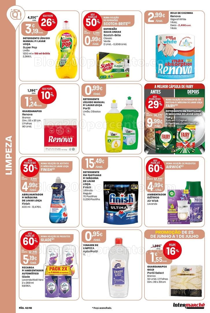 Antevisão Folheto INTERMARCHÉ Super Promoções de 25 junho a 1 julho