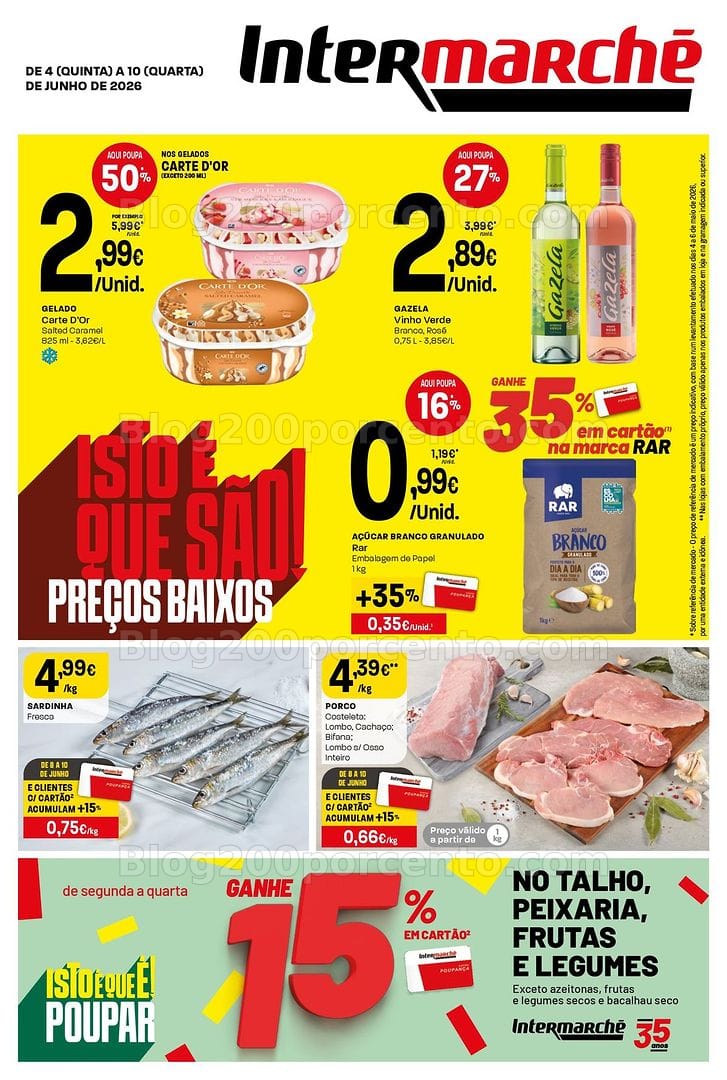 Antevisão Folheto INTERMARCHÉ Super Promoções de 4 a 10 junho