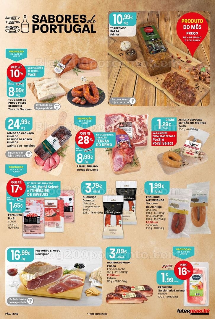 Antevisão Folheto INTERMARCHÉ Super Promoções de 4 a 10 junho