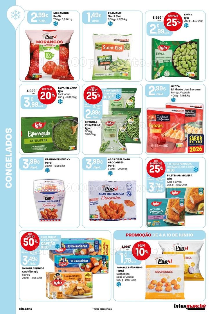 Antevisão Folheto INTERMARCHÉ Super Promoções de 4 a 10 junho