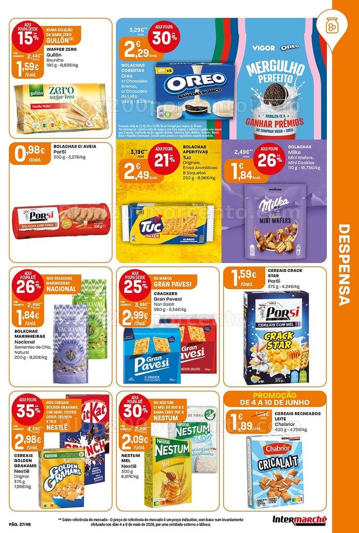 Antevisão Folheto INTERMARCHÉ Super Promoções de 4 a 10 junho