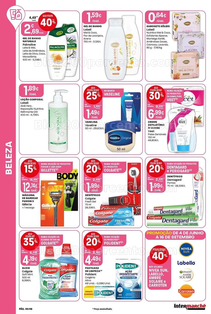 Antevisão Folheto INTERMARCHÉ Super Promoções de 4 a 10 junho