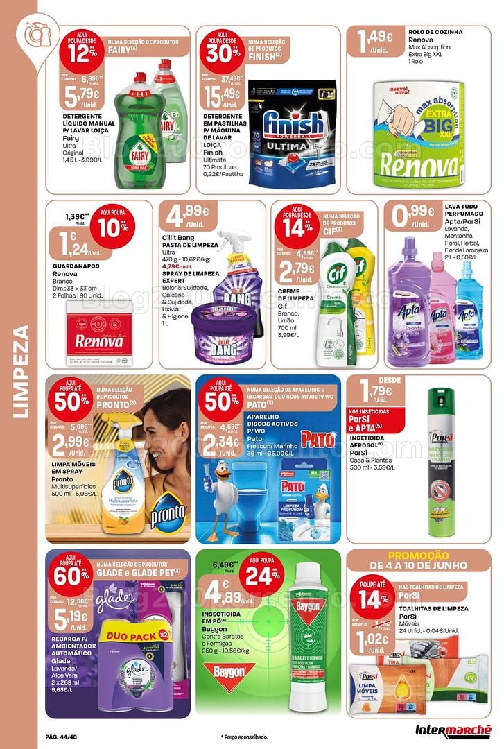 Antevisão Folheto INTERMARCHÉ Super Promoções de 4 a 10 junho