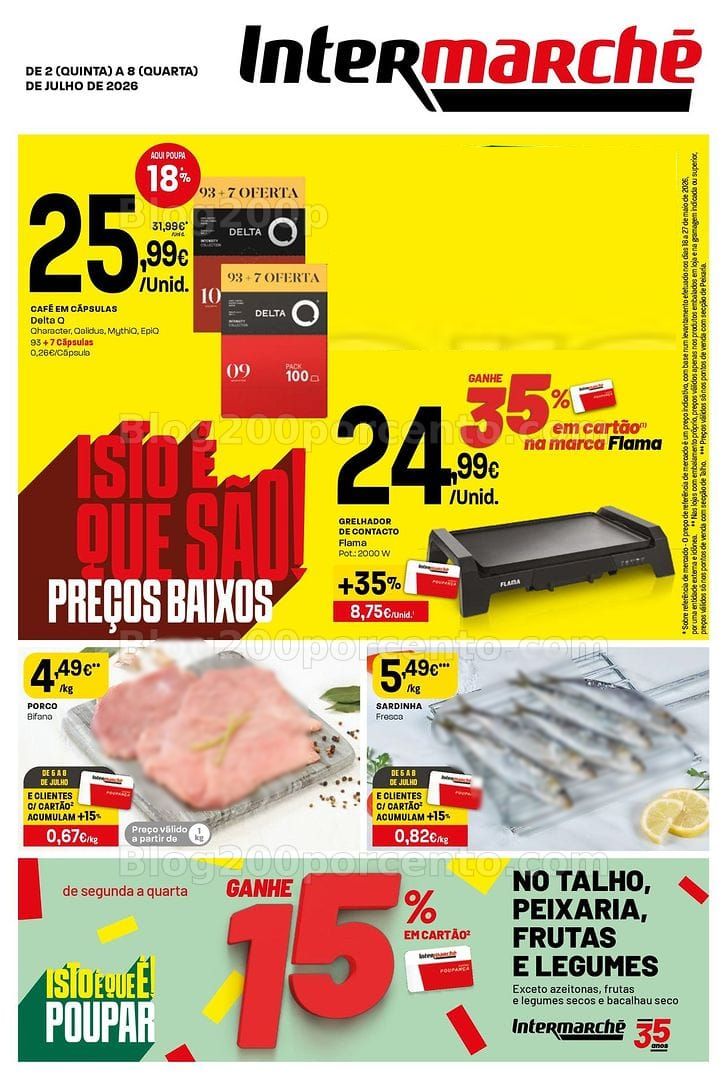 Antevisão Folheto INTERMARCHÉ Contact Promoções de 2 a 8 julho