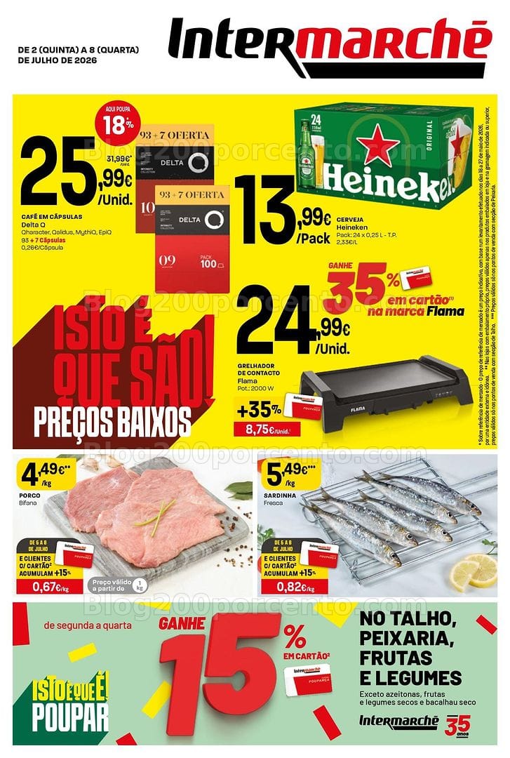 Antevisão Folheto INTERMARCHÉ Contact Promoções de 2 a 8 julho