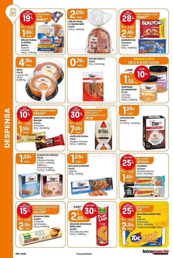 Antevisão Folheto INTERMARCHÉ Contact Promoções de 2 a 8 julho