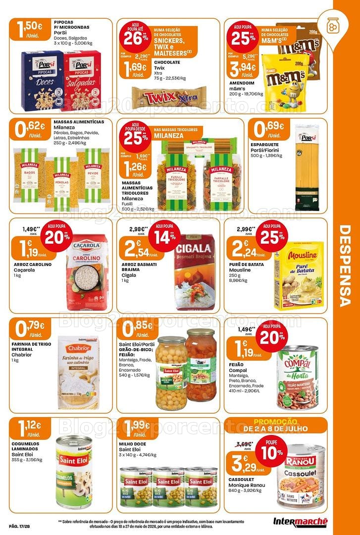 Antevisão Folheto INTERMARCHÉ Contact Promoções de 2 a 8 julho