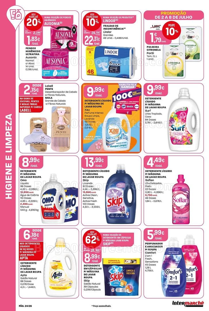 Antevisão Folheto INTERMARCHÉ Contact Promoções de 2 a 8 julho