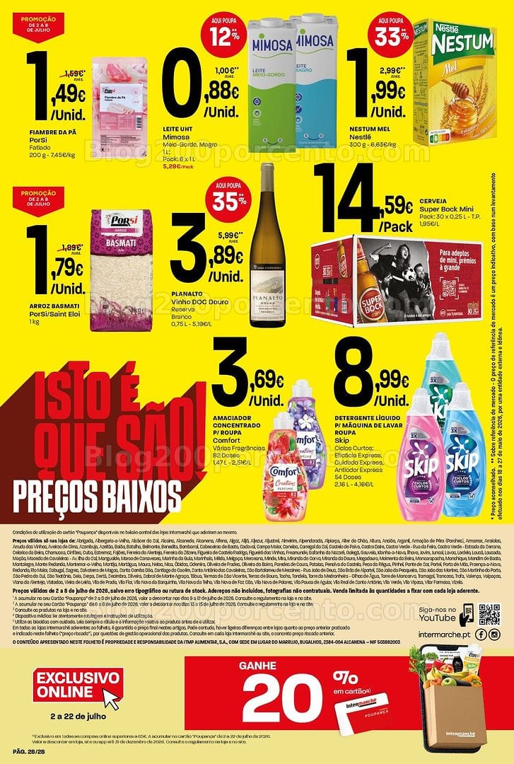 Antevisão Folheto INTERMARCHÉ Contact Promoções de 2 a 8 julho