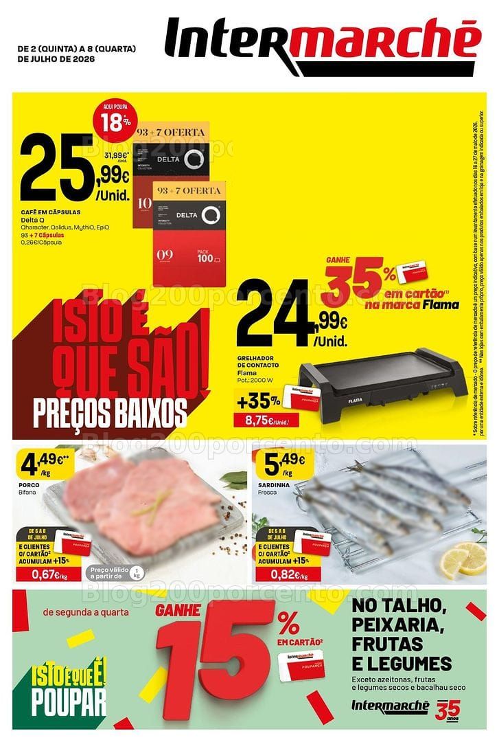 Antevisão Folheto INTERMARCHÉ Super Promoções de 2 a 8 julho