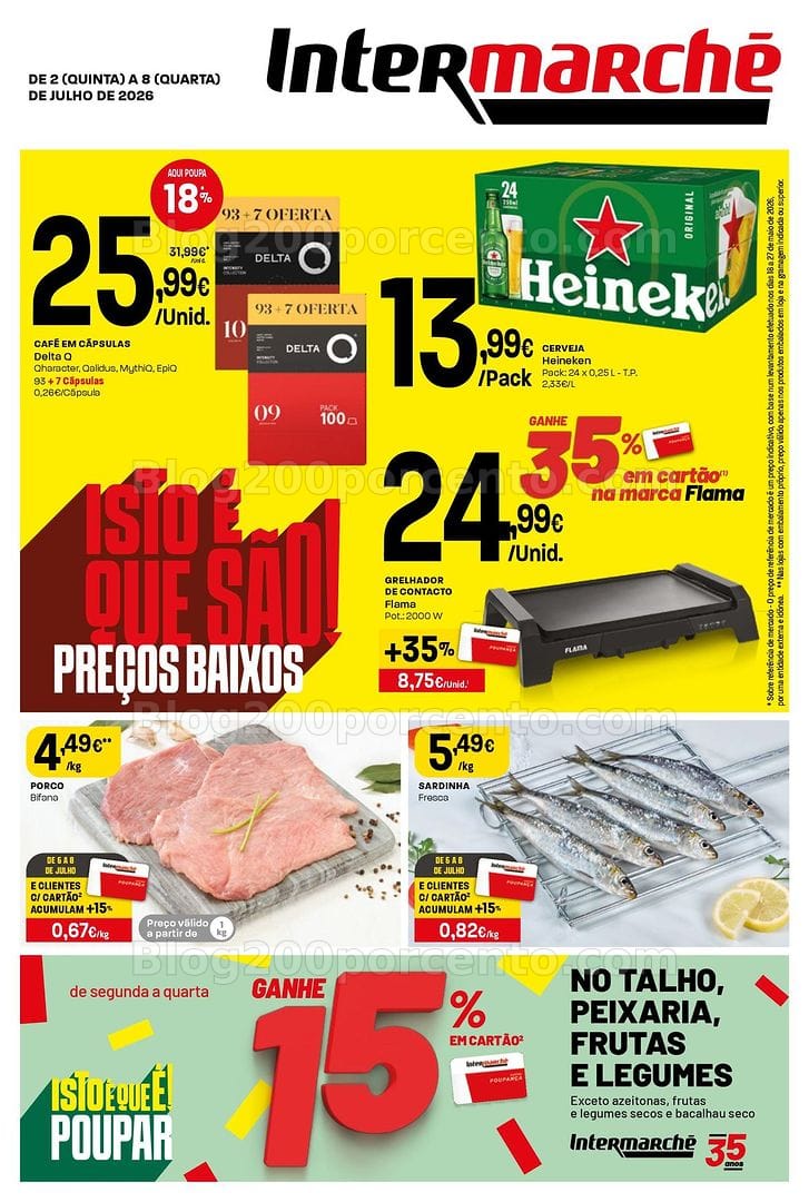 Antevisão Folheto INTERMARCHÉ Super Promoções de 2 a 8 julho
