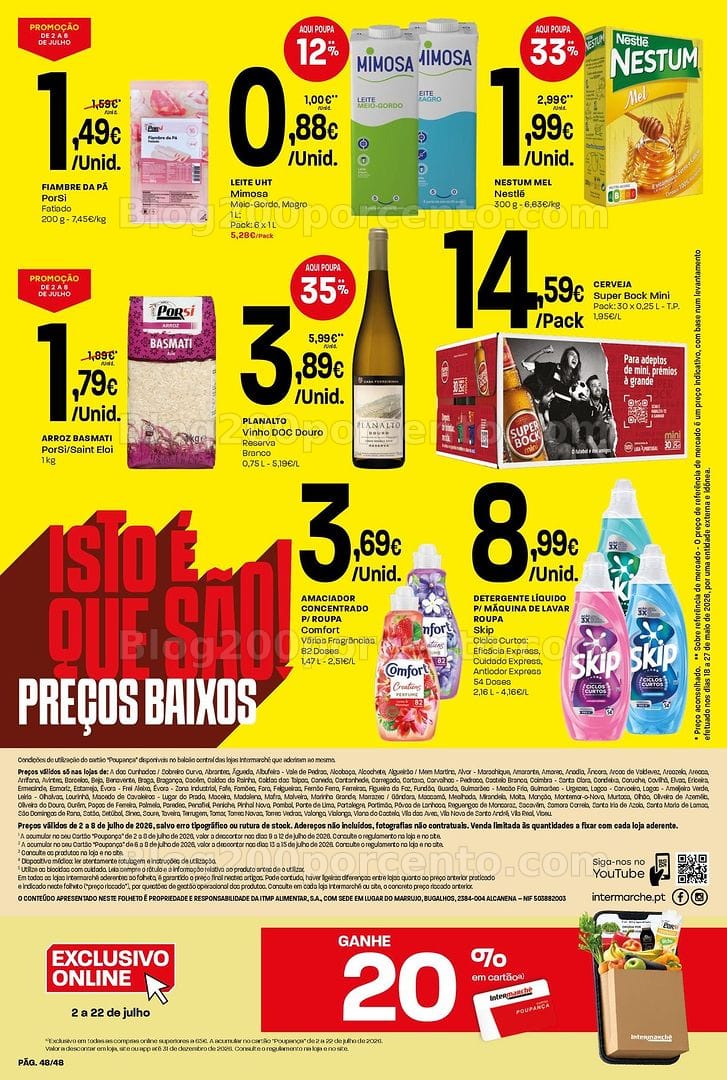 Antevisão Folheto INTERMARCHÉ Super Promoções de 2 a 8 julho