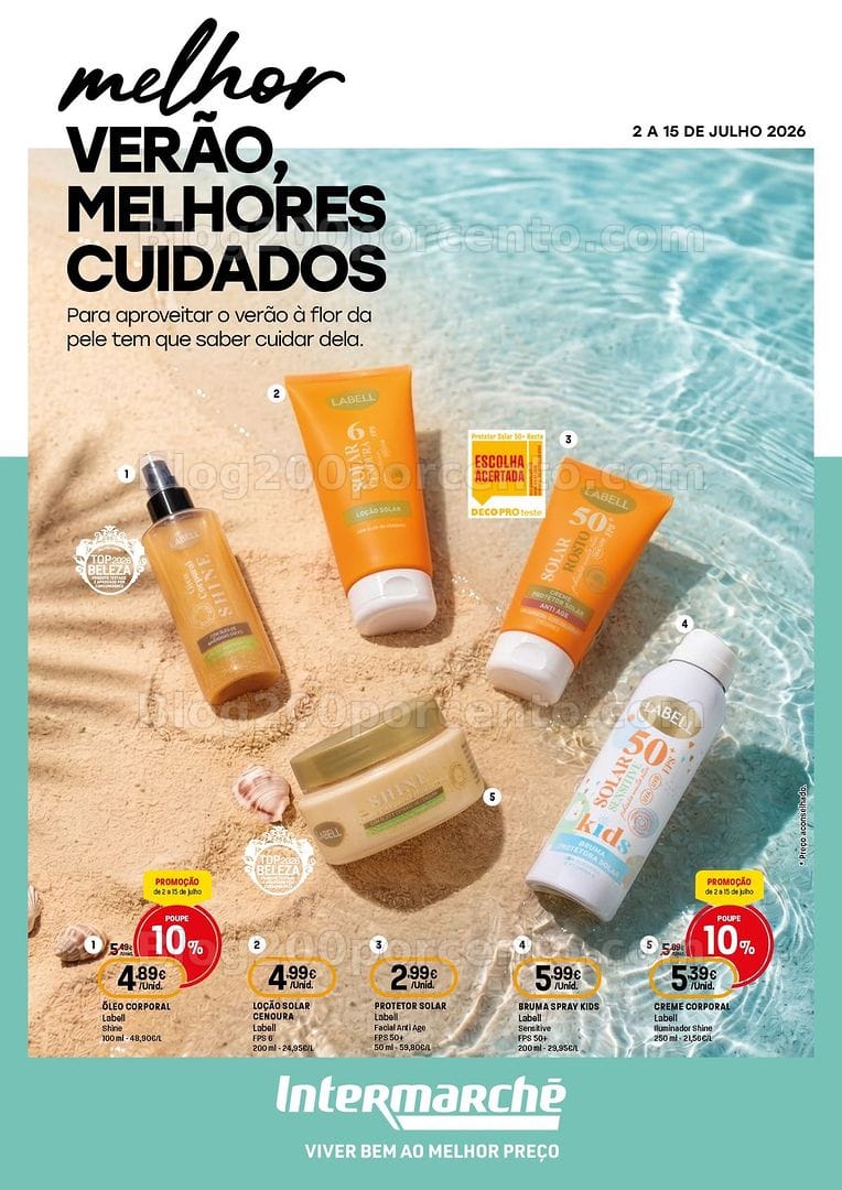 Antevisão Folheto INTERMARCHÉ Verão Promoções de 2 a 15 julho