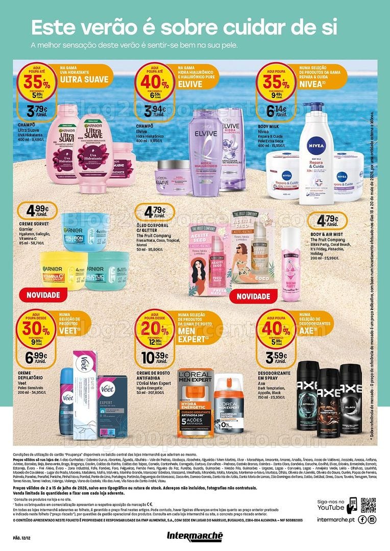 Antevisão Folheto INTERMARCHÉ Verão Promoções de 2 a 15 julho