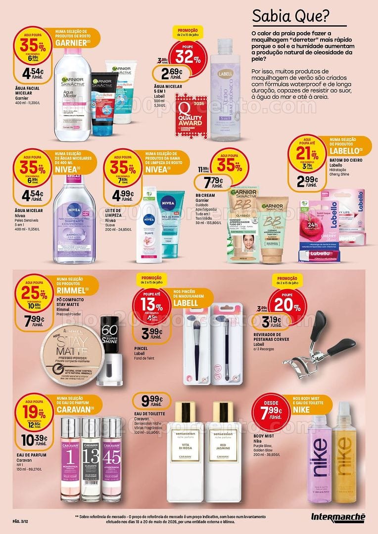 Antevisão Folheto INTERMARCHÉ Verão Promoções de 2 a 15 julho