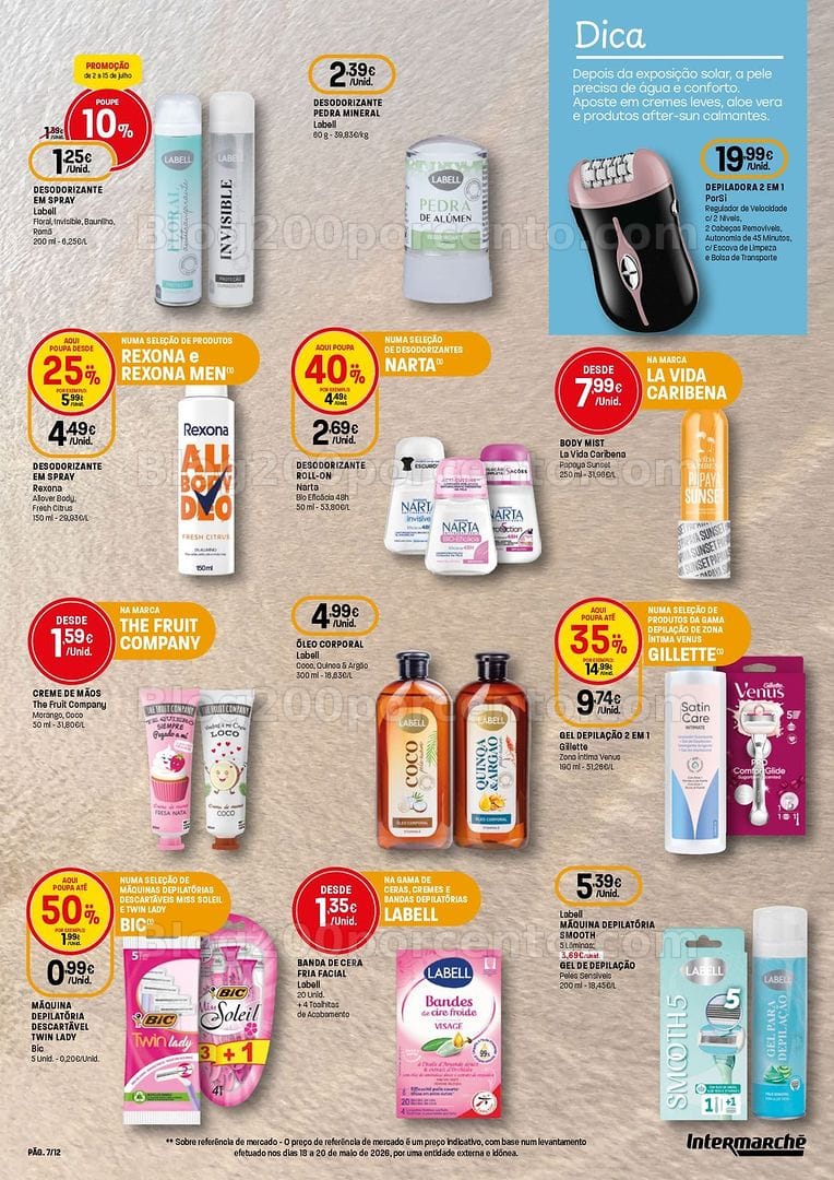 Antevisão Folheto INTERMARCHÉ Verão Promoções de 2 a 15 julho